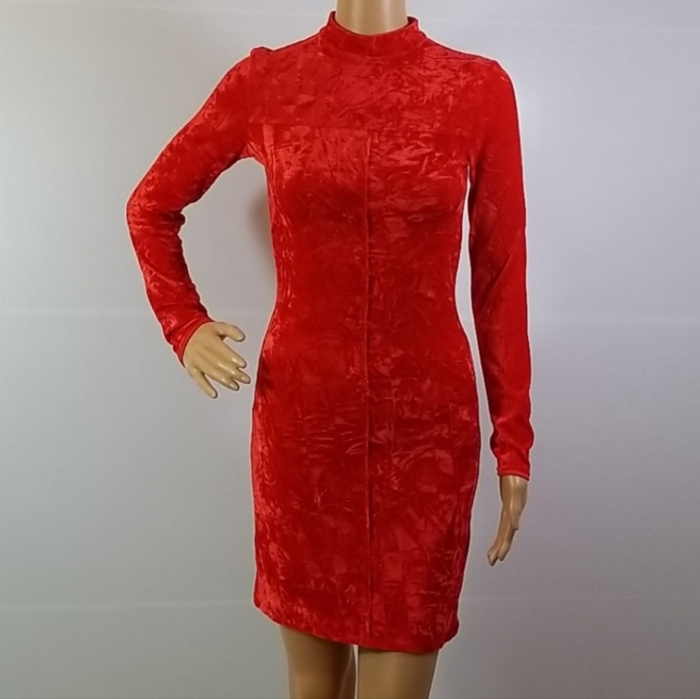 Urban outfitters crushed velvet dress